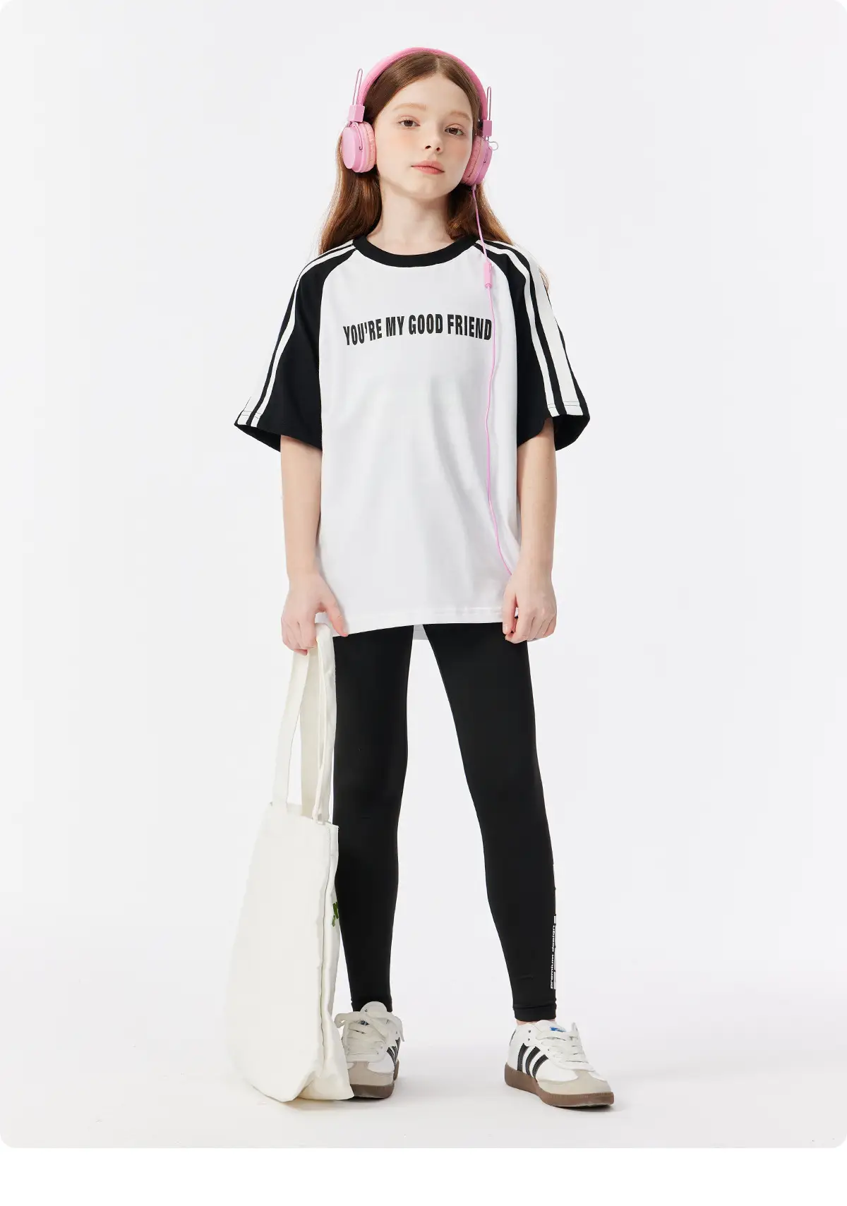 Kids Summer T-Shirt Gray Loose Fit Retro Japanese Style — feature 26
