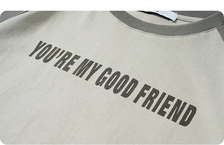 Kids Summer T-Shirt Gray Loose Fit Retro Japanese Style — feature 34