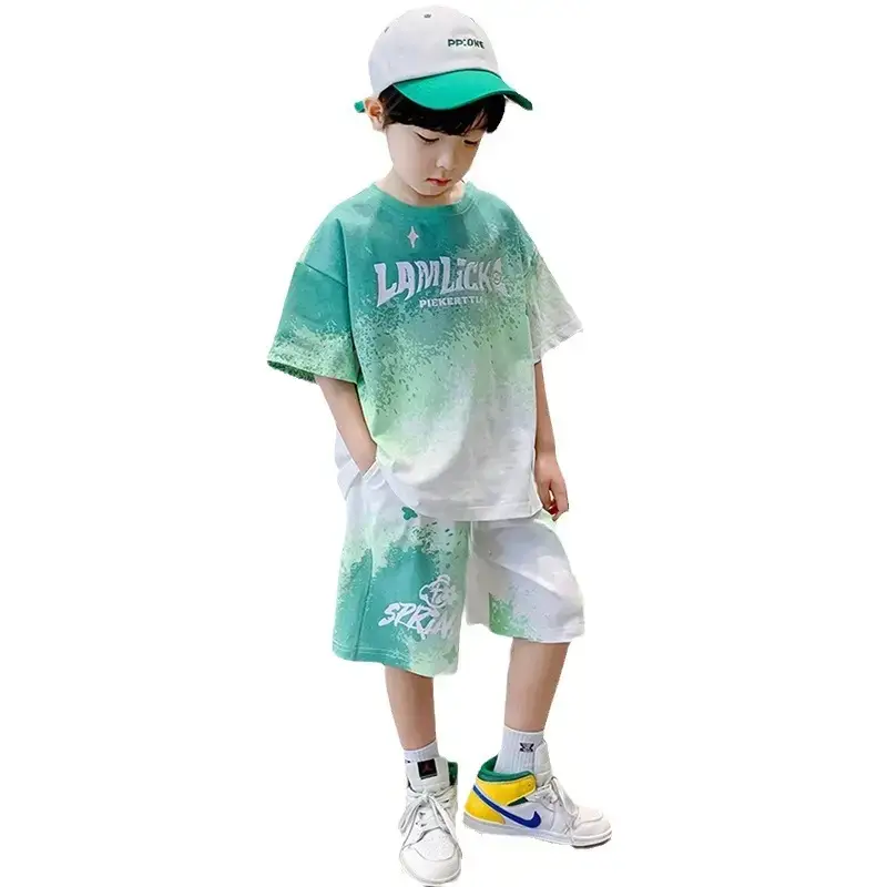 Boys Printed 2-Piece Summer Outfit 2026 - Image 8