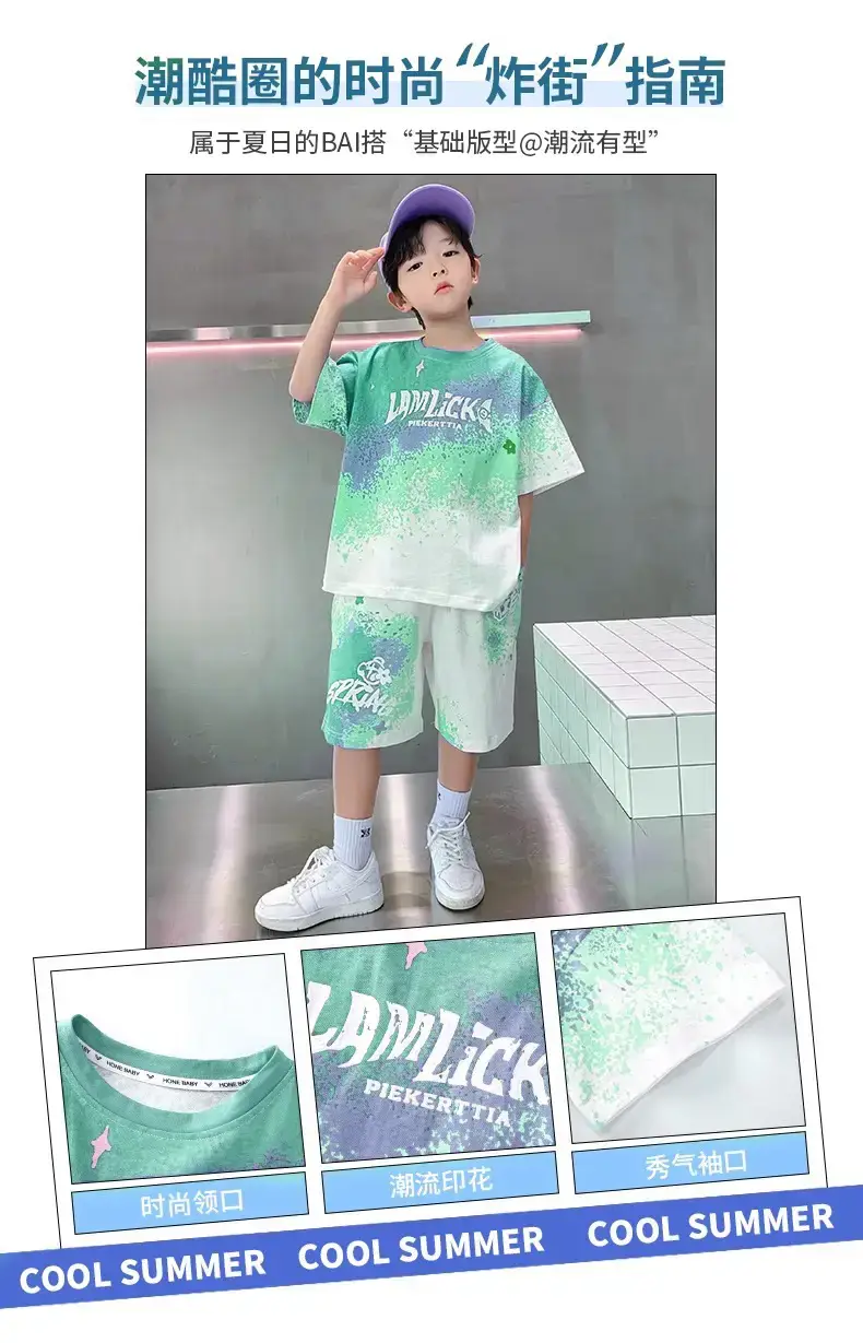 Boys Printed 2-Piece Summer Outfit 2026 — feature 4