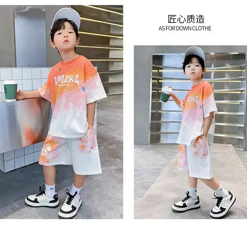 Boys Printed 2-Piece Summer Outfit 2026 — feature 9