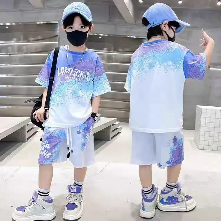 Boys Printed 2-Piece Summer Outfit 2026 - Image 3