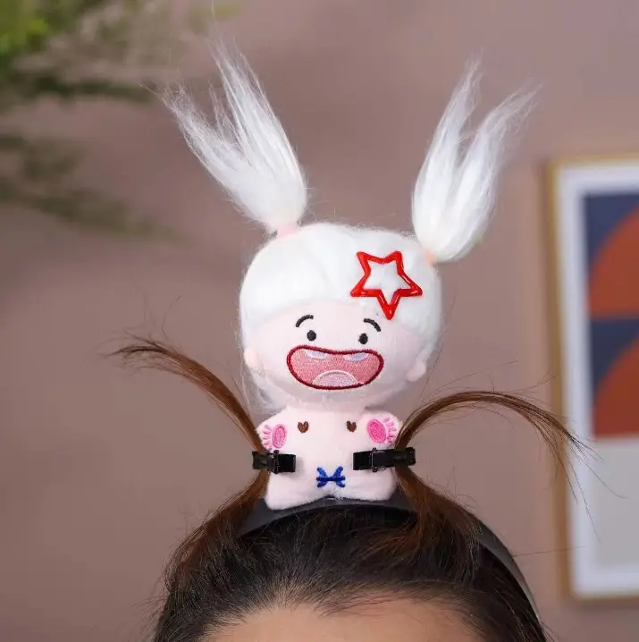 White Doll Hair Hoop