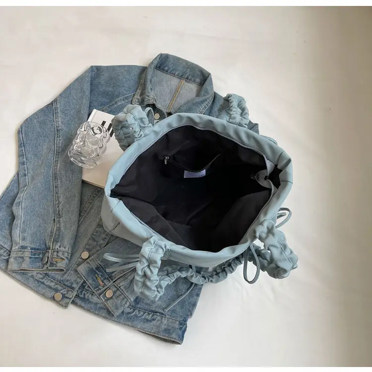 Korean Style Pink Bow Shoulder Tote Bag — feature 14