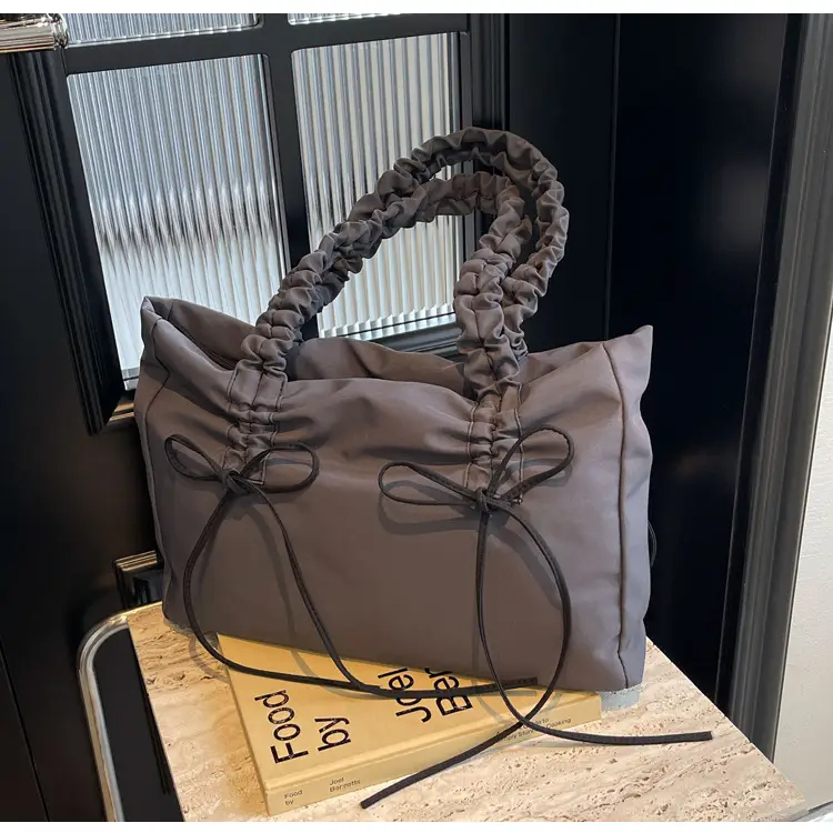 Korean Style Pink Bow Shoulder Tote Bag — feature 21