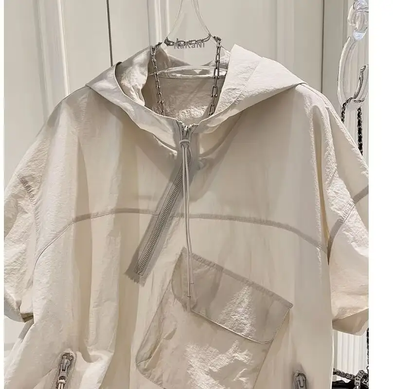 Men's White Hooded Puffer Coat 300kg — feature 19