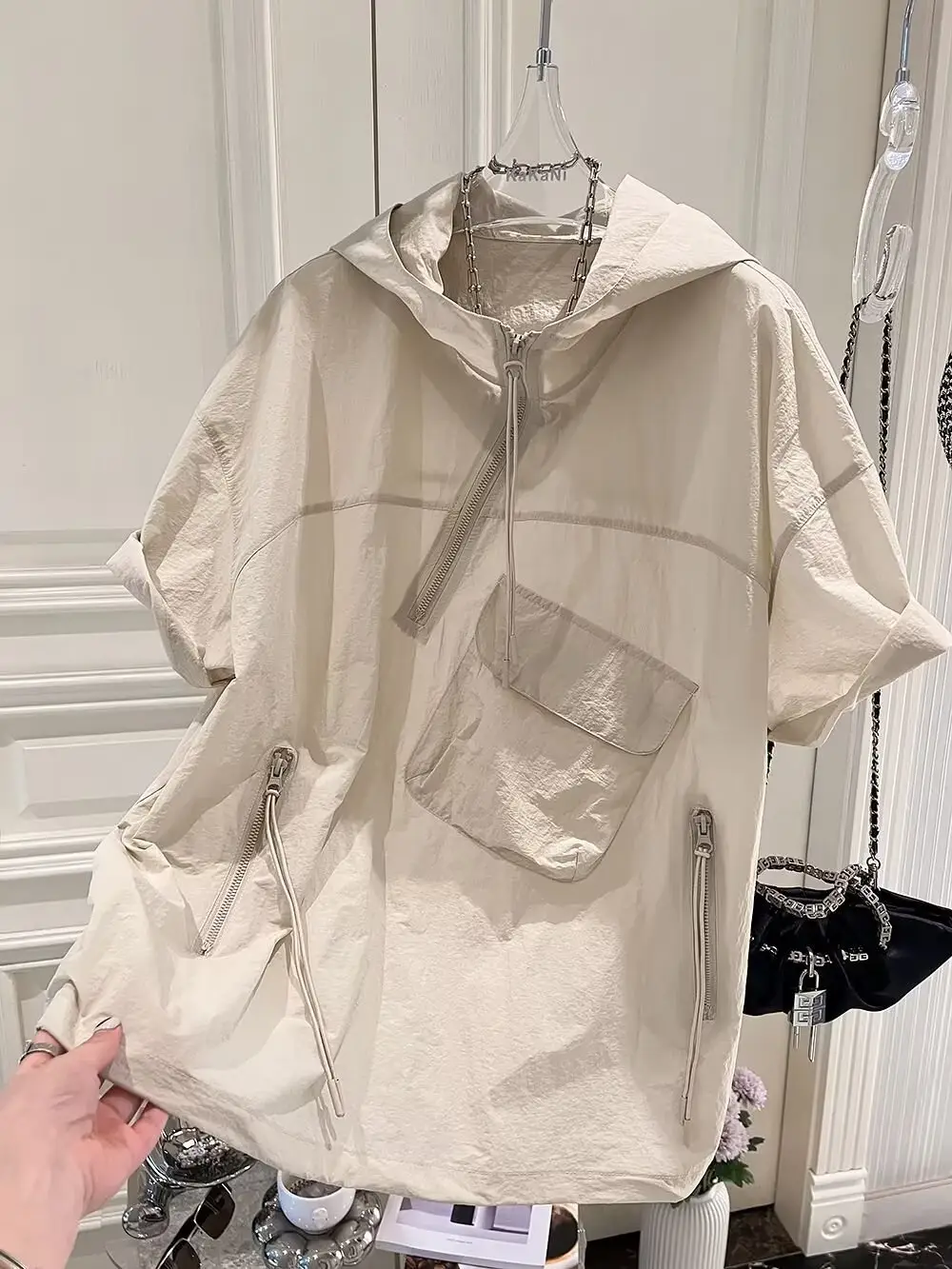 Men's White Hooded Puffer Coat 300kg — feature 23