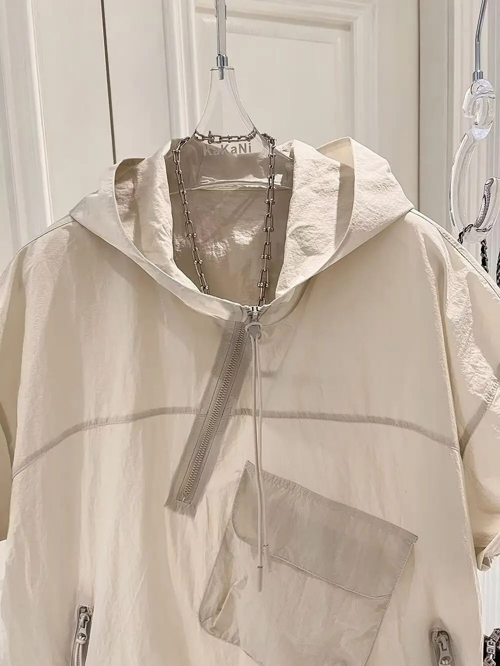 Men's White Hooded Puffer Coat 300kg — feature 25