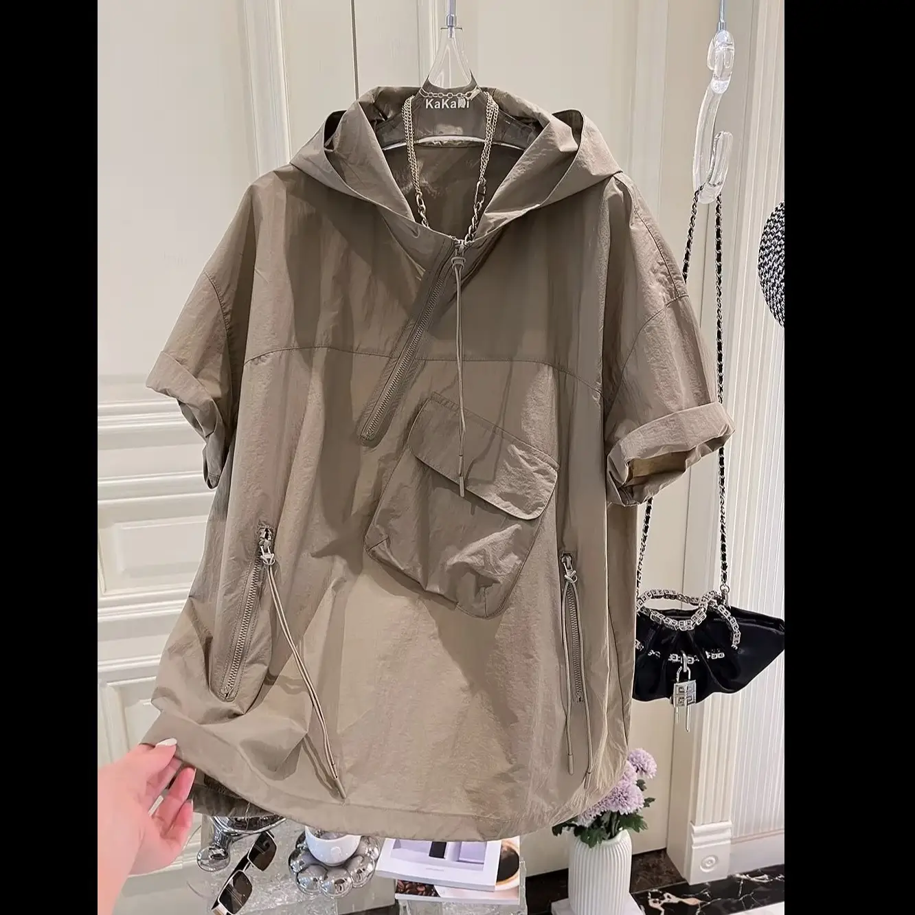 Men's White Hooded Puffer Coat 300kg — feature 27