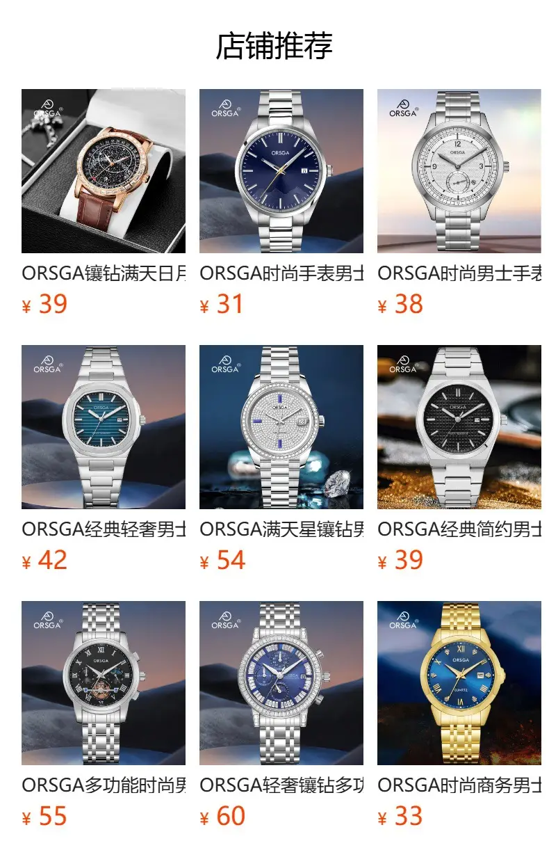 Oshica Men's Diamond Calendar Watch Solid Steel Blue Dial — feature 12