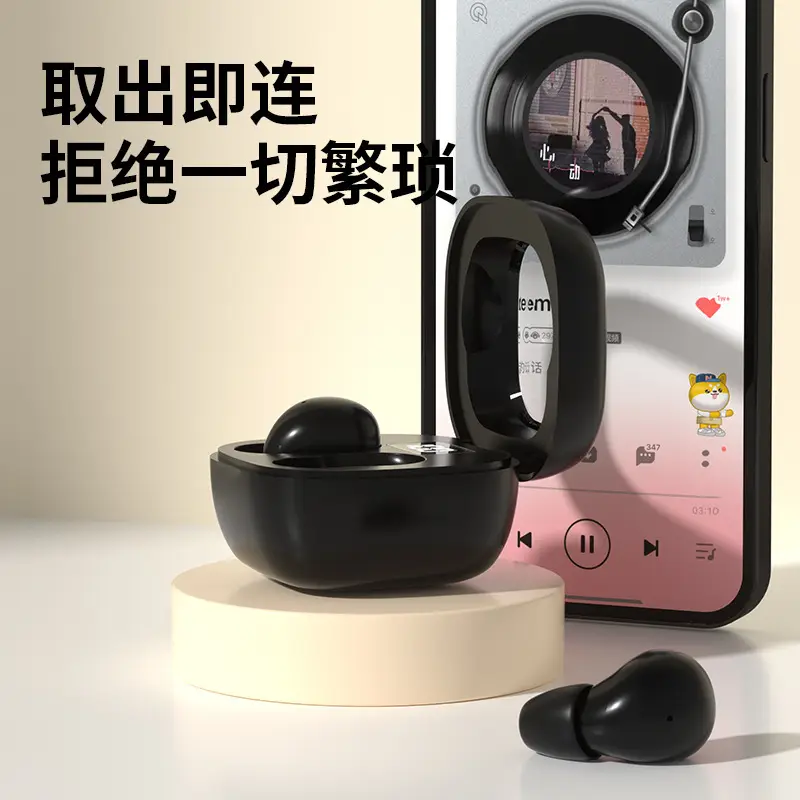 Cross-border SK19 Bluetooth headset new in-ear true wireless noise reduction ultra-small mini sleep binaural Bluetooth headset