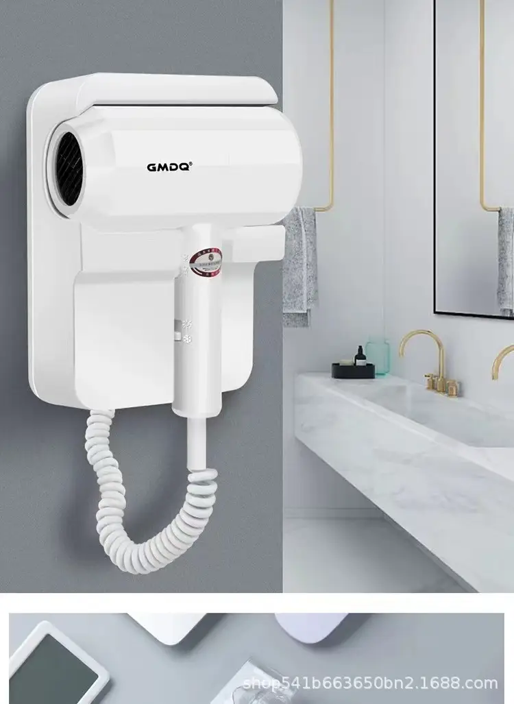 Green Wall-Mounted Hair Dryer for Bathroom Use — feature 17