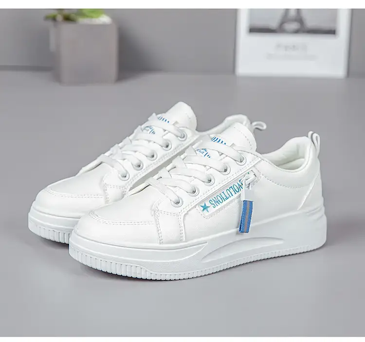 Women White Casual Sneakers with Thick Sole 2025 — feature 31