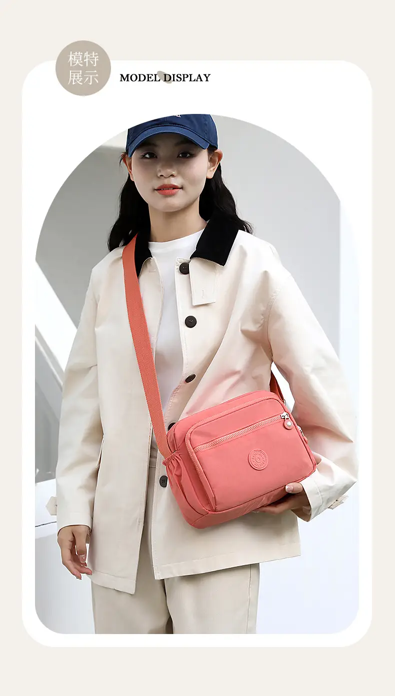 Multi-layer Nylon Crossbody Bag Women's Shoulder Bag — feature 6