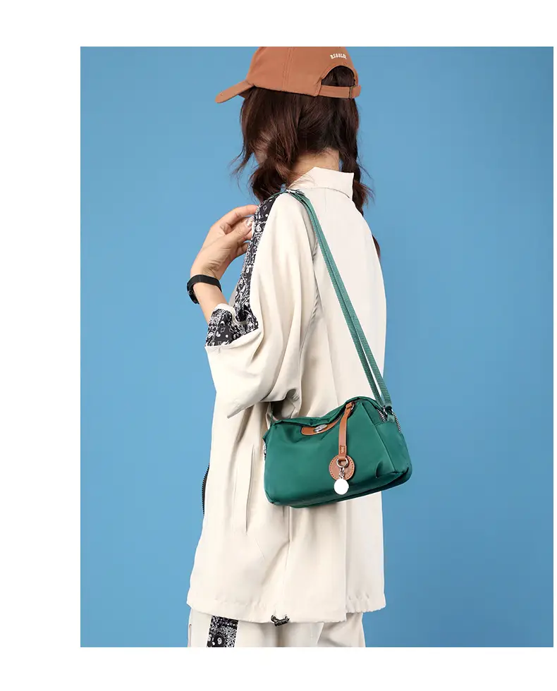 Purple Nylon Shoulder Crossbody Bag for Women — feature 21