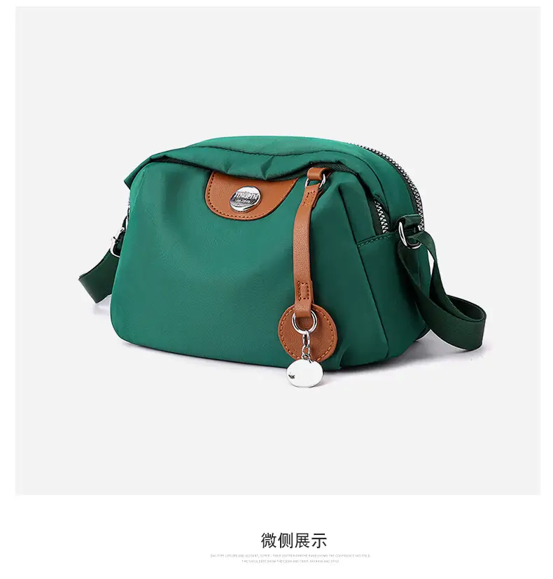Purple Nylon Shoulder Crossbody Bag for Women — feature 23