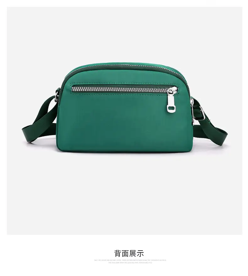 Purple Nylon Shoulder Crossbody Bag for Women — feature 24