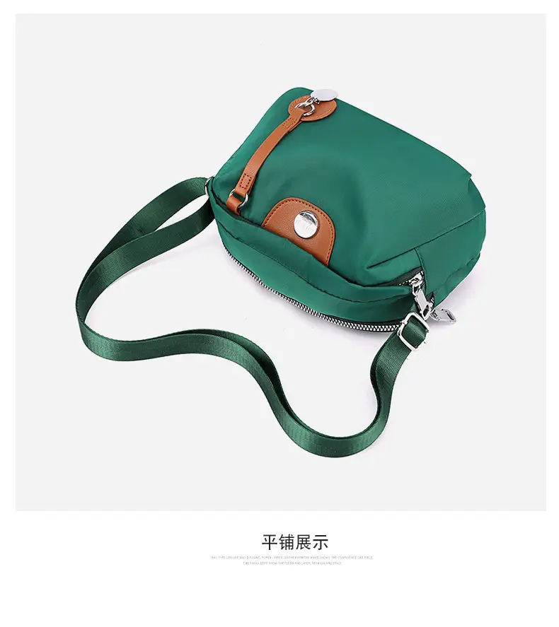 Purple Nylon Shoulder Crossbody Bag for Women — feature 26