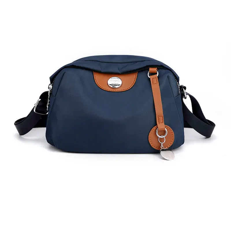 Purple Nylon Shoulder Crossbody Bag for Women - Image 2