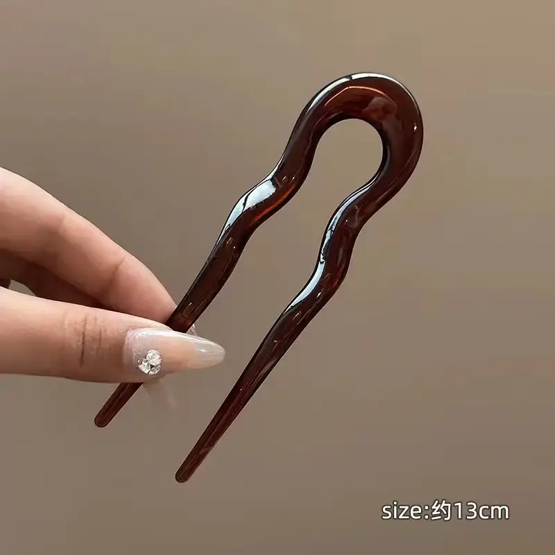 [jelly brown] U-shaped wave hairpin