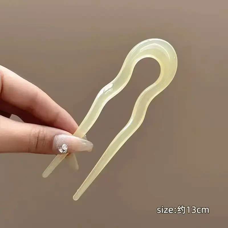[jelly yellow] U-shaped wave hairpin