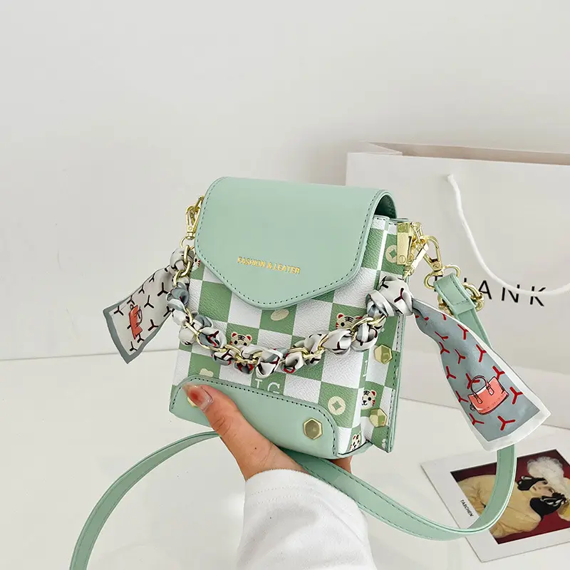 Trendy Korean Style Mobile Phone Bag for Girls