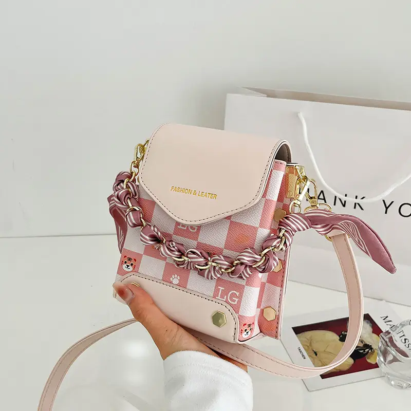 Trendy Korean Style Mobile Phone Bag for Girls