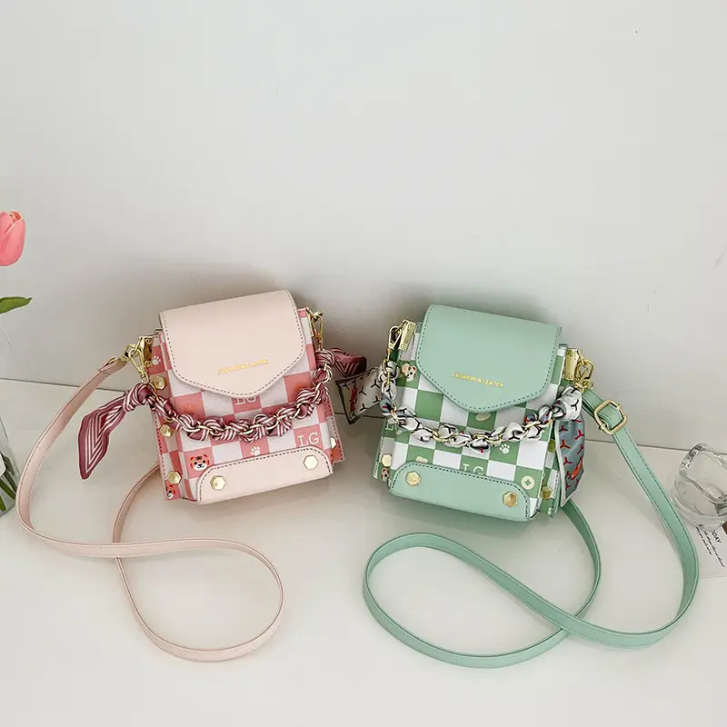 Trendy Korean Style Mobile Phone Bag for Girls