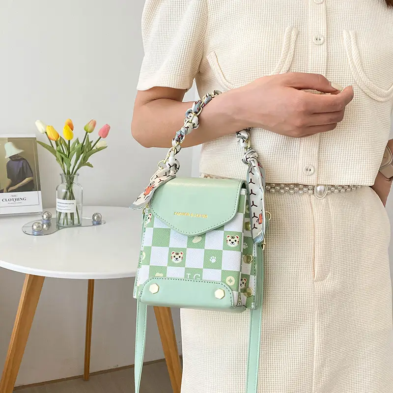 Trendy Korean Style Mobile Phone Bag for Girls