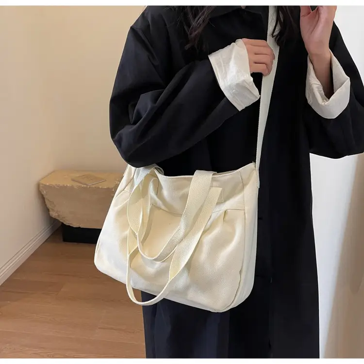 Women's Green Canvas Shoulder Bag 2024 New Work Commute — feature 15