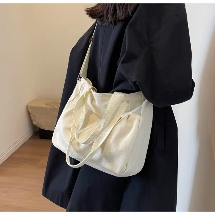 Women's Green Canvas Shoulder Bag 2024 New Work Commute — feature 16