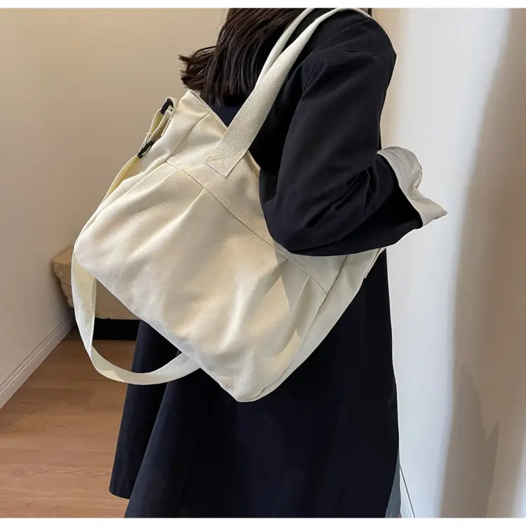 Women's Green Canvas Shoulder Bag 2024 New Work Commute — feature 17