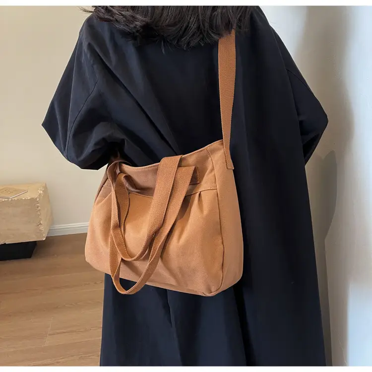 Women's Green Canvas Shoulder Bag 2024 New Work Commute — feature 21