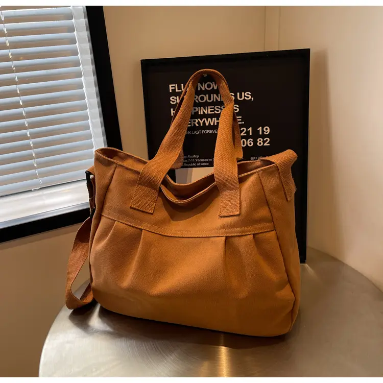 Women's Green Canvas Shoulder Bag 2024 New Work Commute — feature 26