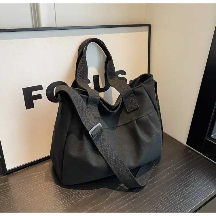 Women's Green Canvas Shoulder Bag 2024 New Work Commute — feature 28