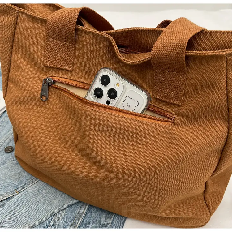 Women's Green Canvas Shoulder Bag 2024 New Work Commute — feature 37