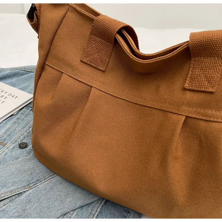 Women's Green Canvas Shoulder Bag 2024 New Work Commute — feature 38