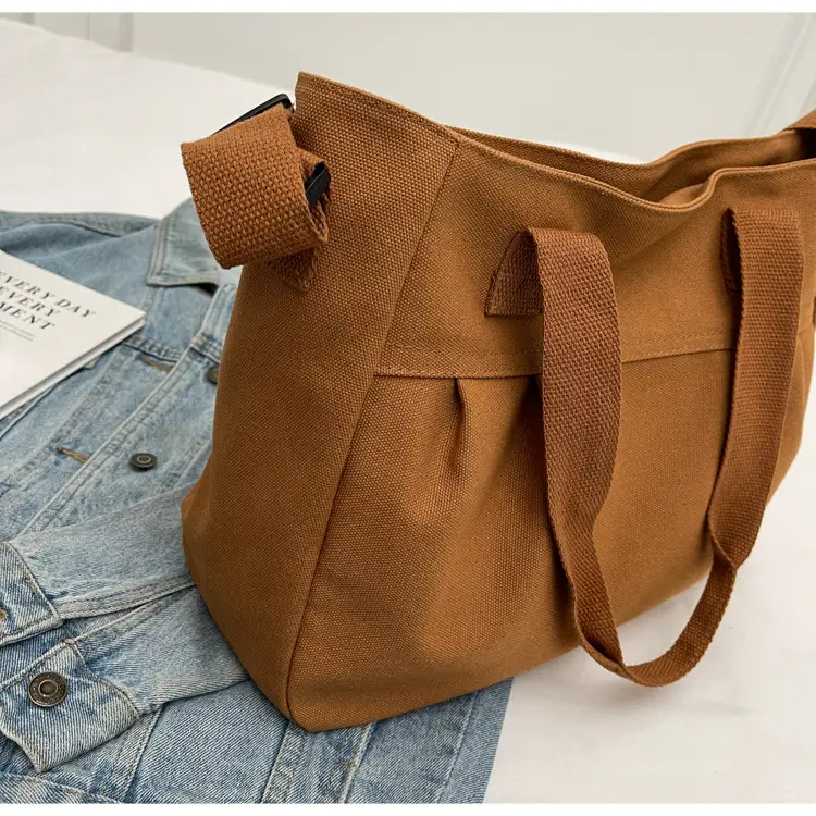 Women's Green Canvas Shoulder Bag 2024 New Work Commute — feature 39