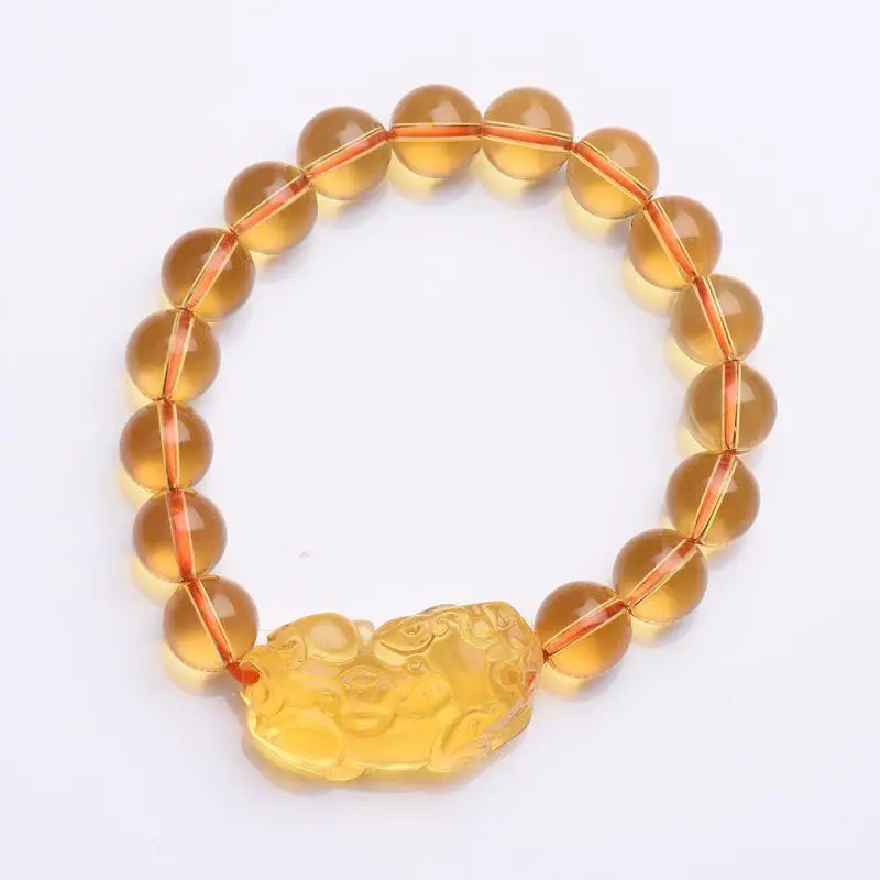 Golden Crystal Pixiu Bracelet for Men Women - Image 7