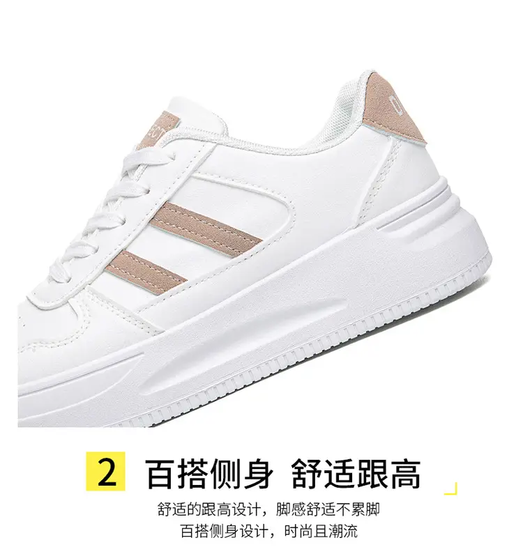 White Sneakers for Women 2026 New Spring Hot-Selling Sports Sneakers for Women Fashionable White Student Versatile Casual Shoes — feature 11
