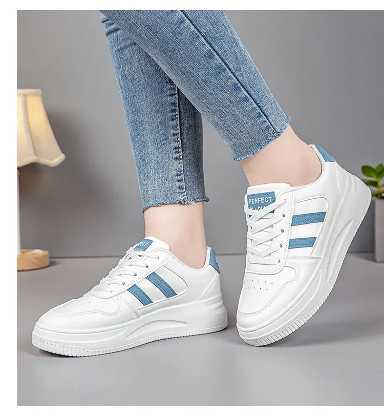 White Sneakers for Women 2026 New Spring Hot-Selling Sports Sneakers for Women Fashionable White Student Versatile Casual Shoes — feature 20