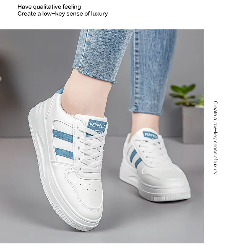 White Sneakers for Women 2026 New Spring Hot-Selling Sports Sneakers for Women Fashionable White Student Versatile Casual Shoes — feature 22