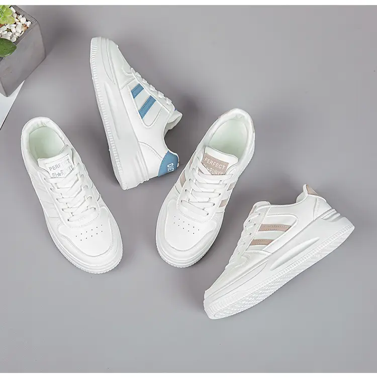 White Sneakers for Women 2026 New Spring Hot-Selling Sports Sneakers for Women Fashionable White Student Versatile Casual Shoes — feature 23