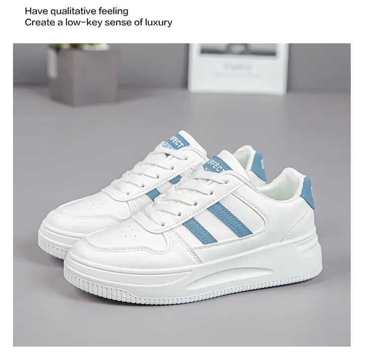 White Sneakers for Women 2026 New Spring Hot-Selling Sports Sneakers for Women Fashionable White Student Versatile Casual Shoes — feature 30