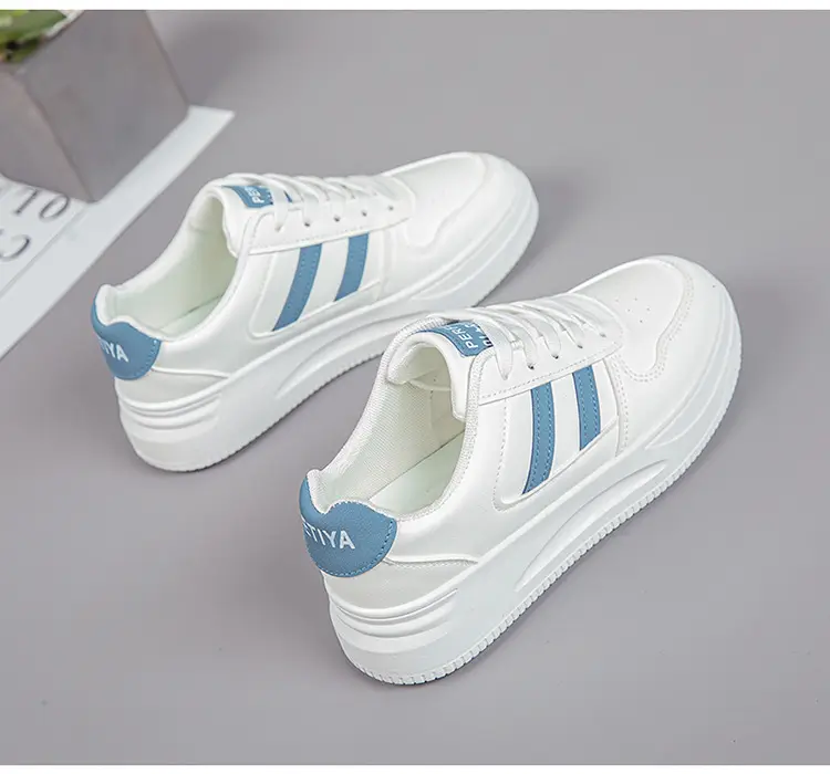White Sneakers for Women 2026 New Spring Hot-Selling Sports Sneakers for Women Fashionable White Student Versatile Casual Shoes — feature 31