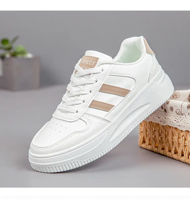White Sneakers for Women 2026 New Spring Hot-Selling Sports Sneakers for Women Fashionable White Student Versatile Casual Shoes — feature 6