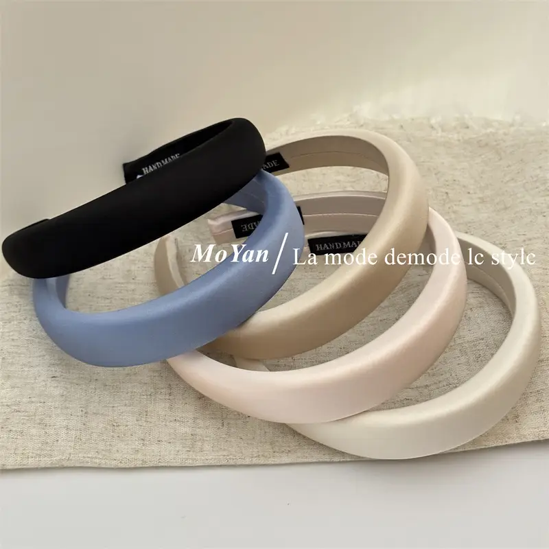 Women's Retro Sponge Headband Wide Bristle 2024 — feature 6
