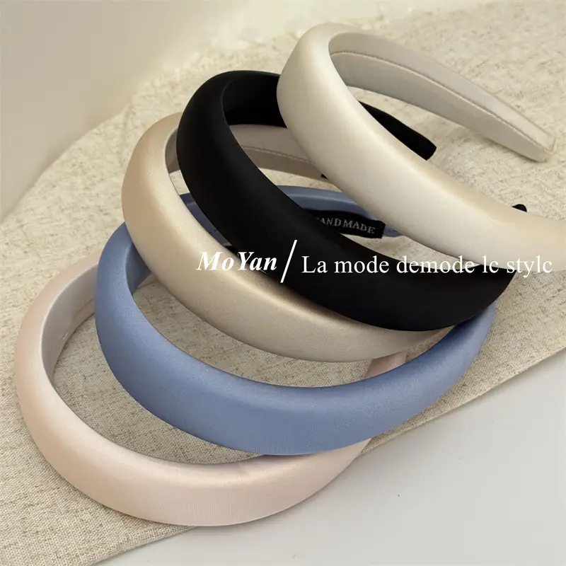 Women's Retro Sponge Headband Wide Bristle 2024 — feature 7