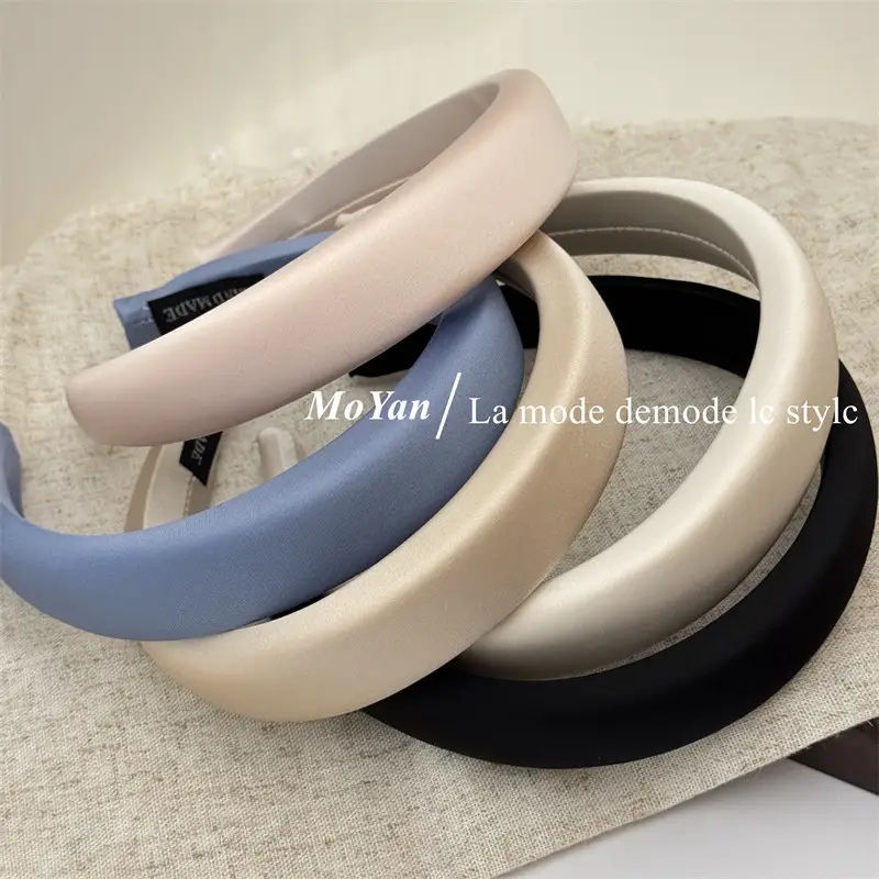Women's Retro Sponge Headband Wide Bristle 2024 — feature 8