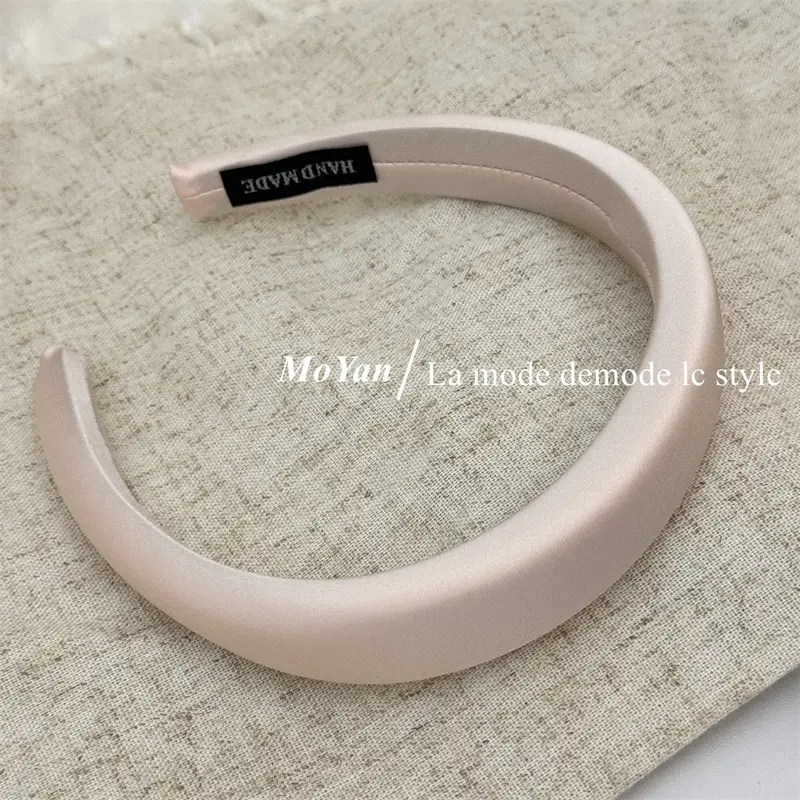 Women's Retro Sponge Headband Wide Bristle 2024